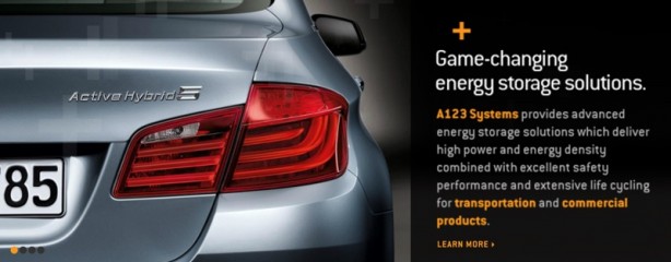 Accordo vicino tra Apple e A123 Systems