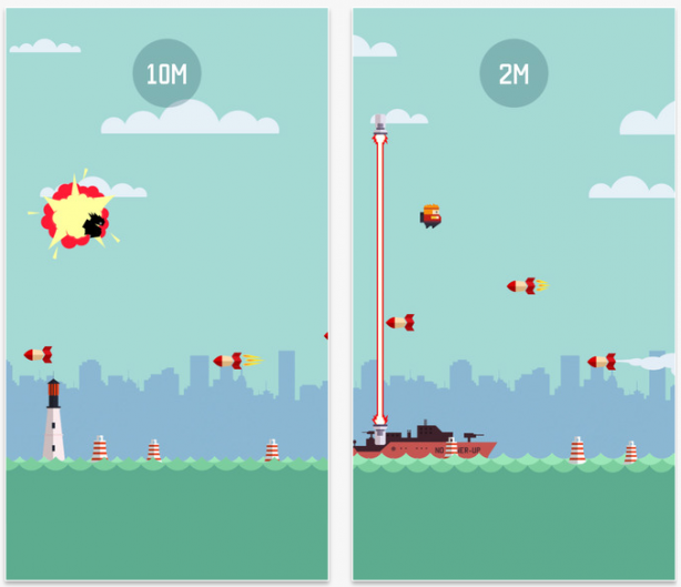 Captain Rocket, un nuovo high score game di Ketchapp