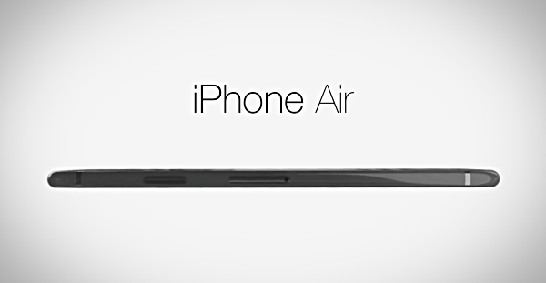 iPhone Air, lo smartphone sottile immaginato in un concept