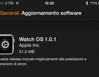 Apple Watch: arriva il primo aggiornamento software di WatchOS