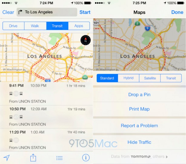 iOS 9 e Mappe: le info sui trasporti pubblici saranno limitate a poche città