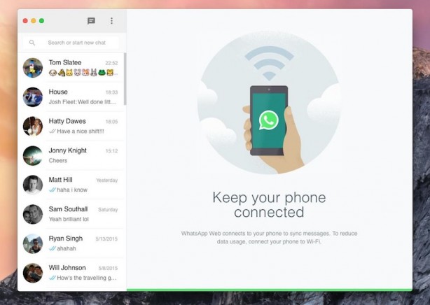 WhatsMac, il client di WhatsApp per OS X (ma è richiesto il Jailbreak su iPhone)
