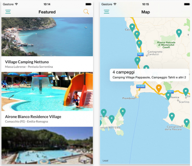Campeggi.com – Villaggi e Camping: l’app che aiuta gli utenti a trovare la struttura più adatta per le imminenti vacanze estive