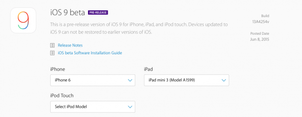 Disponibile iOS 9 beta e WatchOS 2 beta!