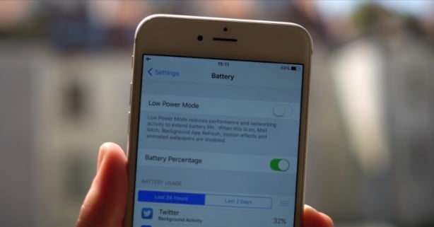 Come iOS 9 ottimizza la durata della batteria