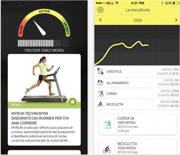 Technogym lancia la nuova app per mantenersi in forma