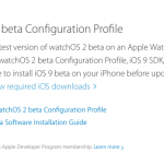 Apple rilascia watchOS 2 beta 2 agli sviluppatori!