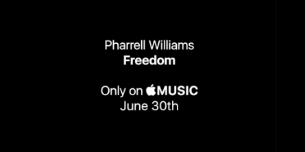 La prima esclusiva di Apple Music è un brano di Pharrel Williams