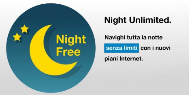Arriva Night Unlimited di 3 Italia per navigare di notte senza limiti