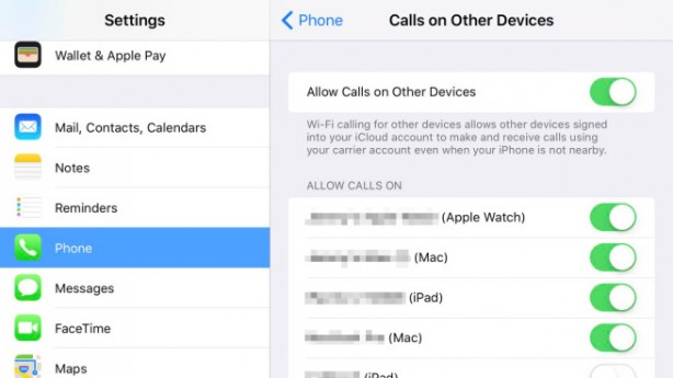 iOS 9 e T-Mobile rendono (quasi) obsoleto il Wi-Fi per chiamare da iPad e Mac, con Continuity, sfruttando un iPhone