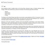 Apple modifica i prezzi in alcuni App Store internazionali