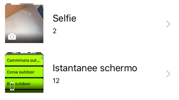 In iOS 9 arrivano gli album automatici per i selfie e gli screenshot