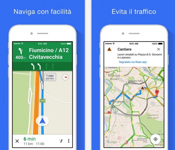 Nuovo aggiornamento per Google Maps