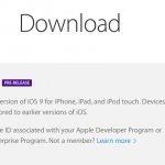 Apple rilascia iOS 9 beta 3 agli sviluppatori!