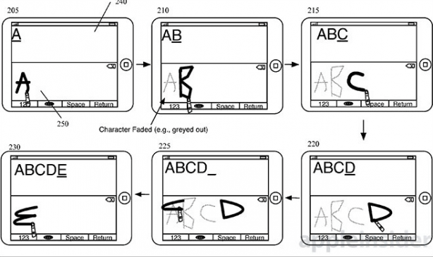 Apple brevetta un nuovo sistema di scrittura manuale