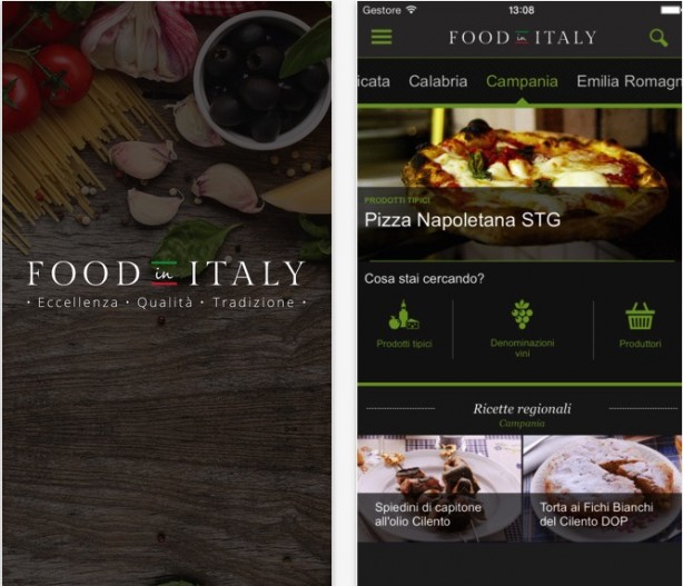 FoodInItaly, l’app per scoprire i migliori prodotti locali