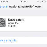 Apple rilascia iOS 9 beta 4 agli sviluppatori!