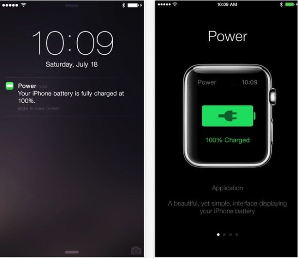 Si aggiorna Power, l’app per controllare la batteria dell’iPhone tramite Apple Watch