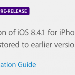 Arriva la seconda beta di iOS 8.4.1