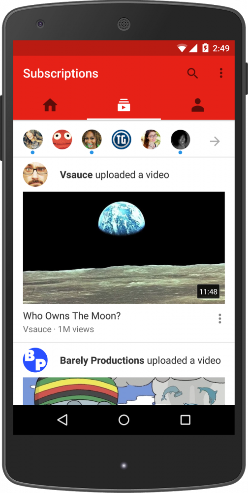 YouTube-redesign-Subscriptions-Android-screenshot-001