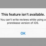 Hai iOS 9 beta? Non puoi più pubblicare recensioni su App Store