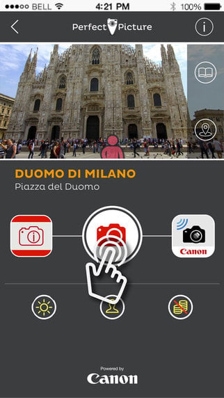 Canon presenta PerfectPicture Milano, l’app per gli scatti perfetti