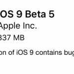 Apple rilascia iOS 9 beta 5 agli sviluppatori