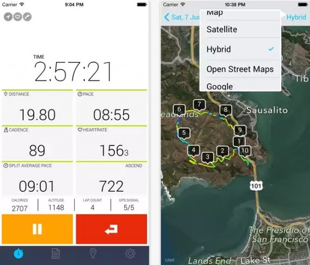 iSmoothRun Pro: fitness tracker per iPhone senza alcun tipo di abbonamento