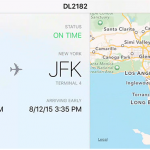 iOS 9 mostra lo stato dei voli in tempo reale