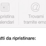 Ripristinare documenti, contatti e calendari su iCloud.com