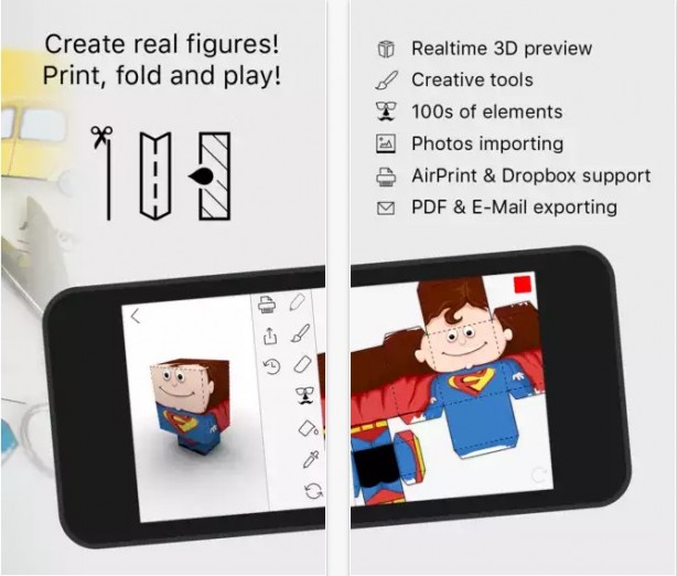 Foldify: costruisci figure reali ed in 3D