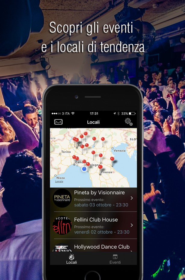 Nightbook, la tua serata in discoteca a portata di App