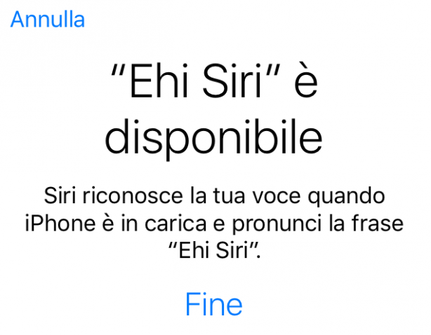 In iOS 9 c’è una funzione di voice training che aiuta il riconoscimento vocale di Siri