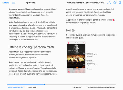 Manuale Utente di iPhone per software iOS 9