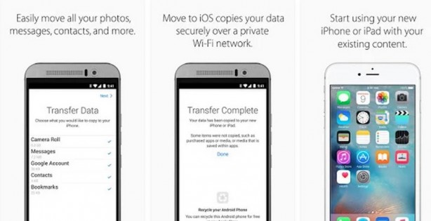 Apple pubblica “Move to iOS” su Google Play: migrare facilmente da Android ad iOS
