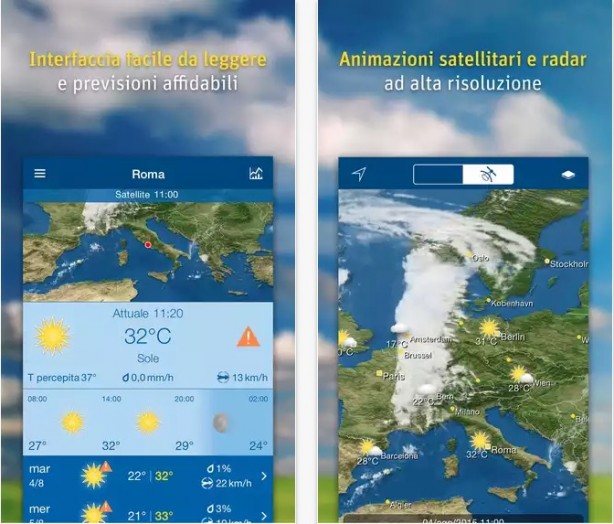 WeatherPro: arriva la versione gratuita della nota applicazione meteo