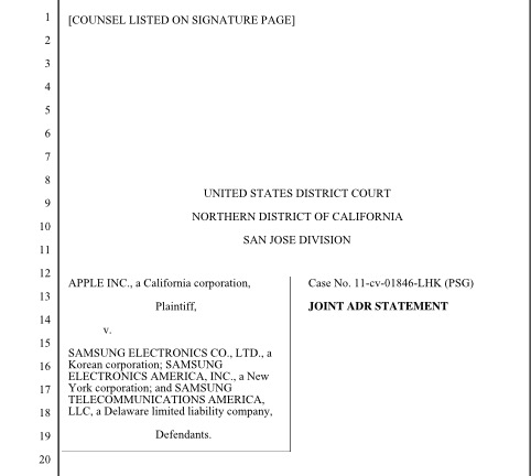 Apple e Samsung pronte a trovare un accordo per porre fine alle battaglie legali