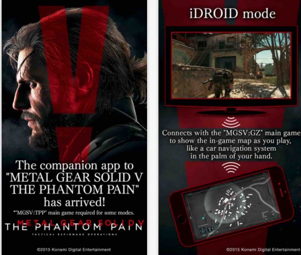METAL GEAR SOLID V: THE PHANTOM PAIN – Ecco la companion app per iOS