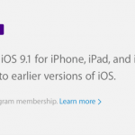 Apple rilascia iOS 9 GM e iOS 9.1 beta