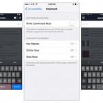Come ripristinare la visualizzazione della tastiera in maiuscolo su iOS 9