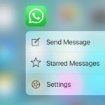 WhatsApp: in arrivo anche il 3D Touch, ecco cosa consentirà di fare!