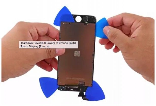 Il sofisticato 3D Touch display di iPhone 6s esaminato da iFixit