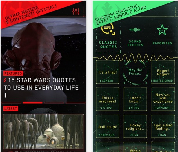 Disney pubblica l’app ufficiale di Star Wars