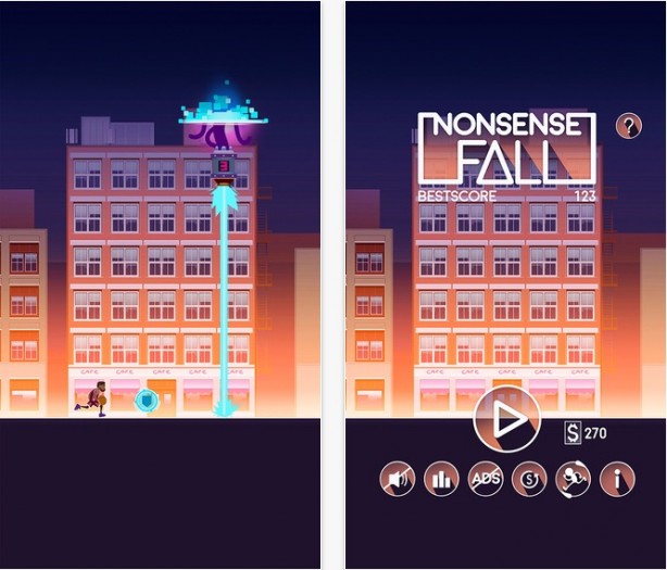 Nonsense Fall: il nuovo highscore game realizzato da Ketchapp