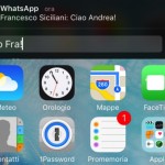 iOS 9.1 attiva le Risposte Rapide su WhatsApp