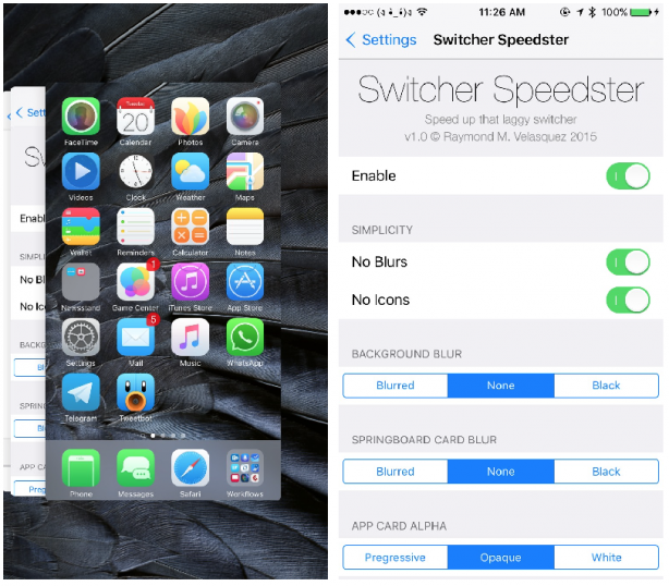 Switcher Speedster velocizza il Multitasking su iOS 9 – Cydia