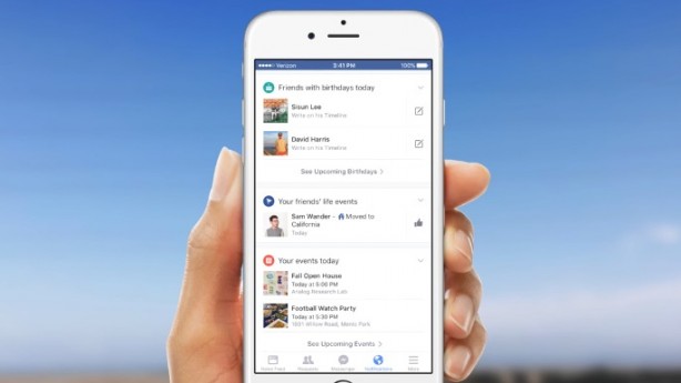Facebook fornirà informazioni su risultati sportivi, meteo, eventi nella zona e tanto altro