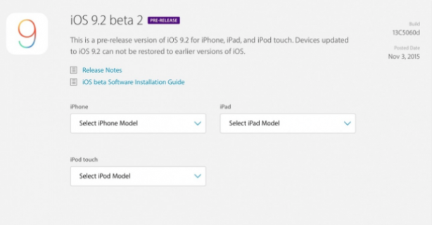 Apple rilascia la seconda beta di iOS 9.2 e la prima beta di tvOS 9.1 agli sviluppatori