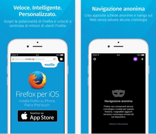 Firefox per iPhone ora disponibile su App Store