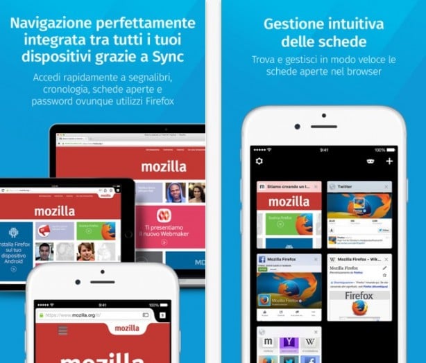 Firefox per iPhone